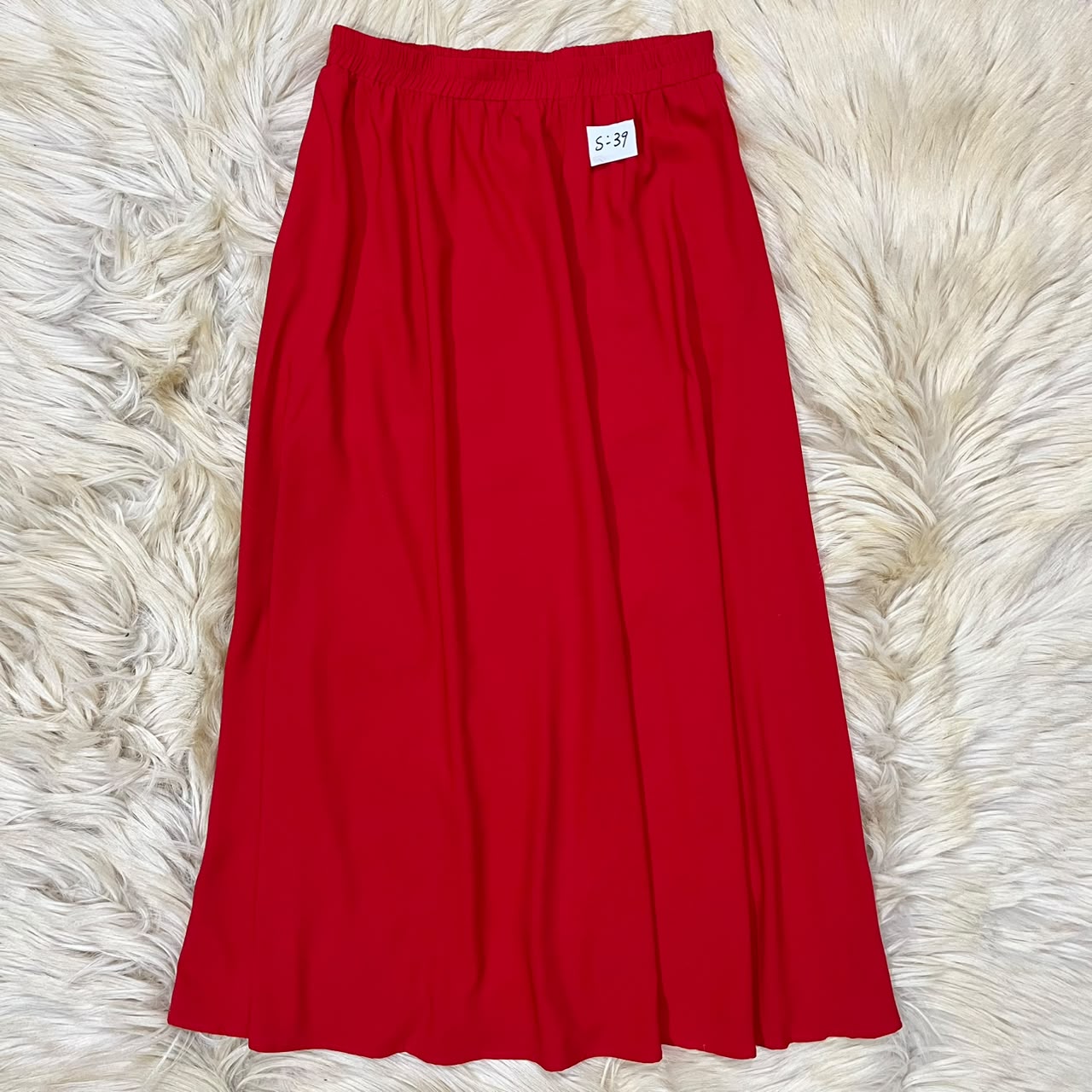 Red Long Skirt