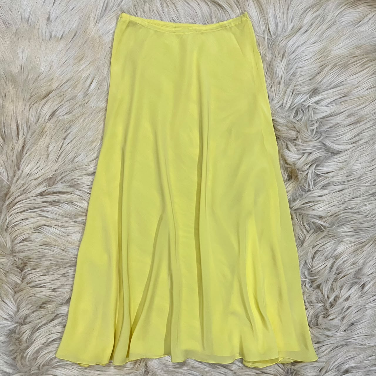 Lemon Yellow Long Skirt