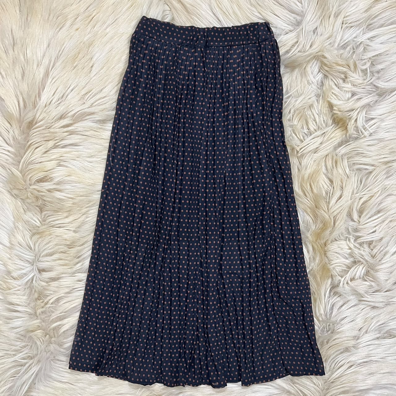 Trendy Polka Long Skirt