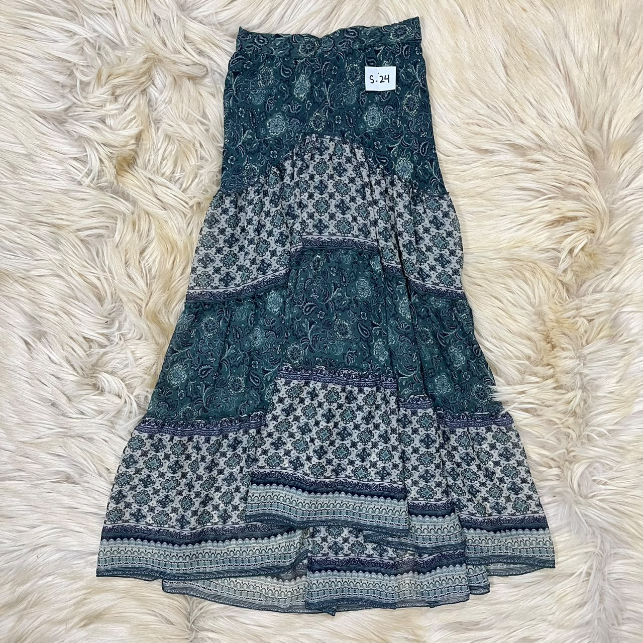 Printed Long Skirt
