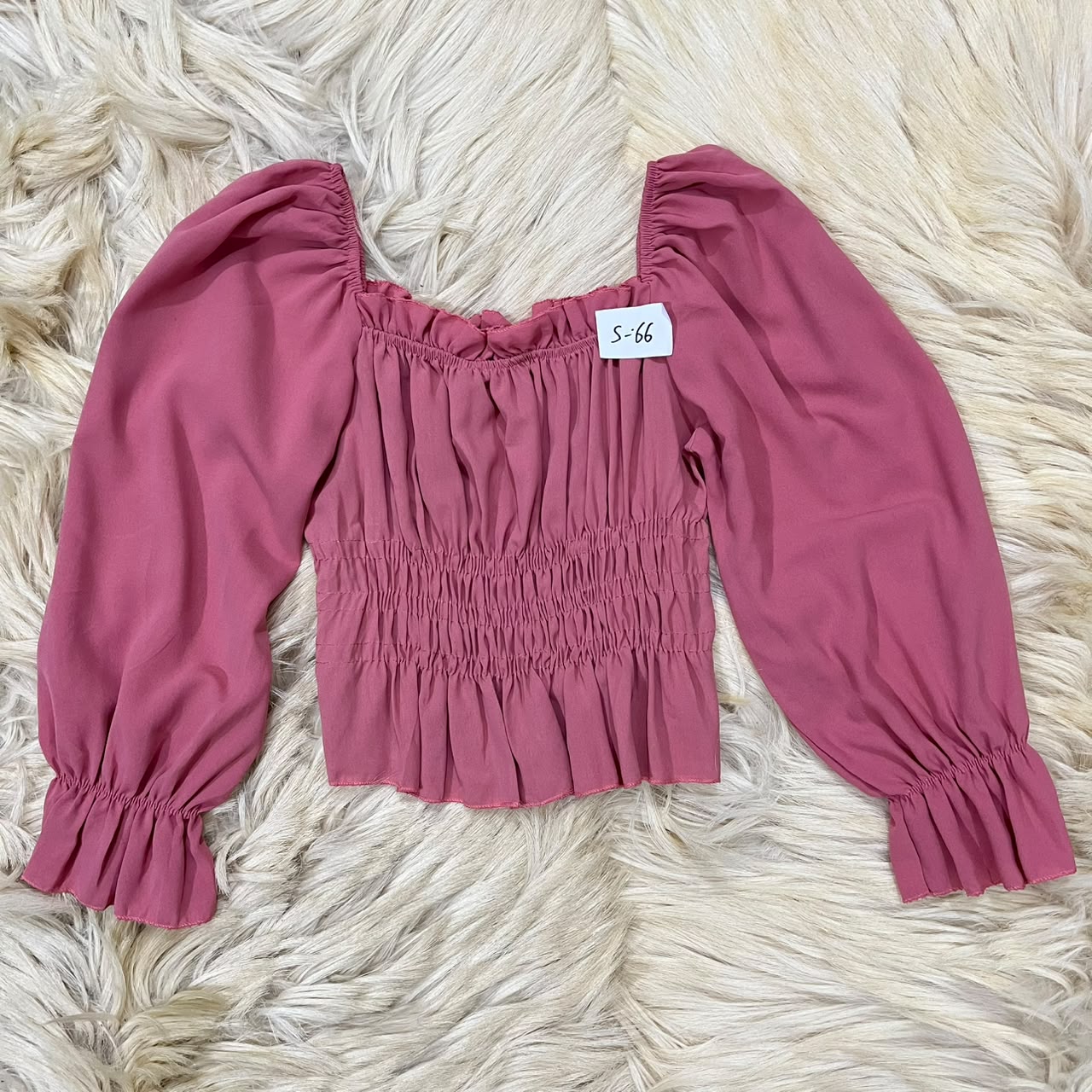 Rose Pink Off shoulder Top