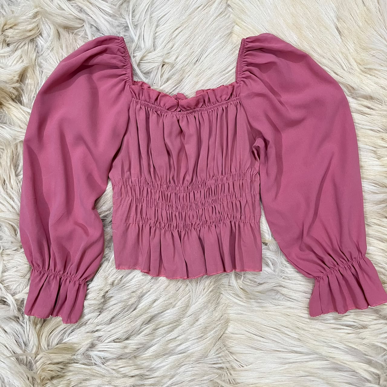 Rose Pink Off shoulder Top