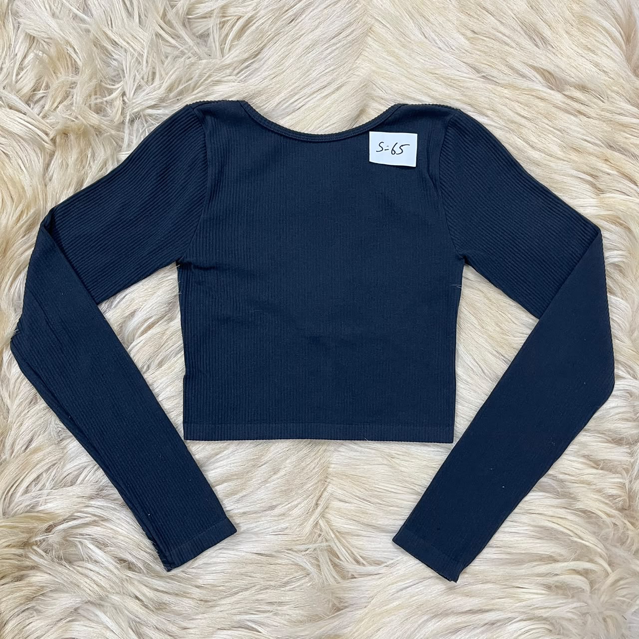 Black Scoop Neck Top