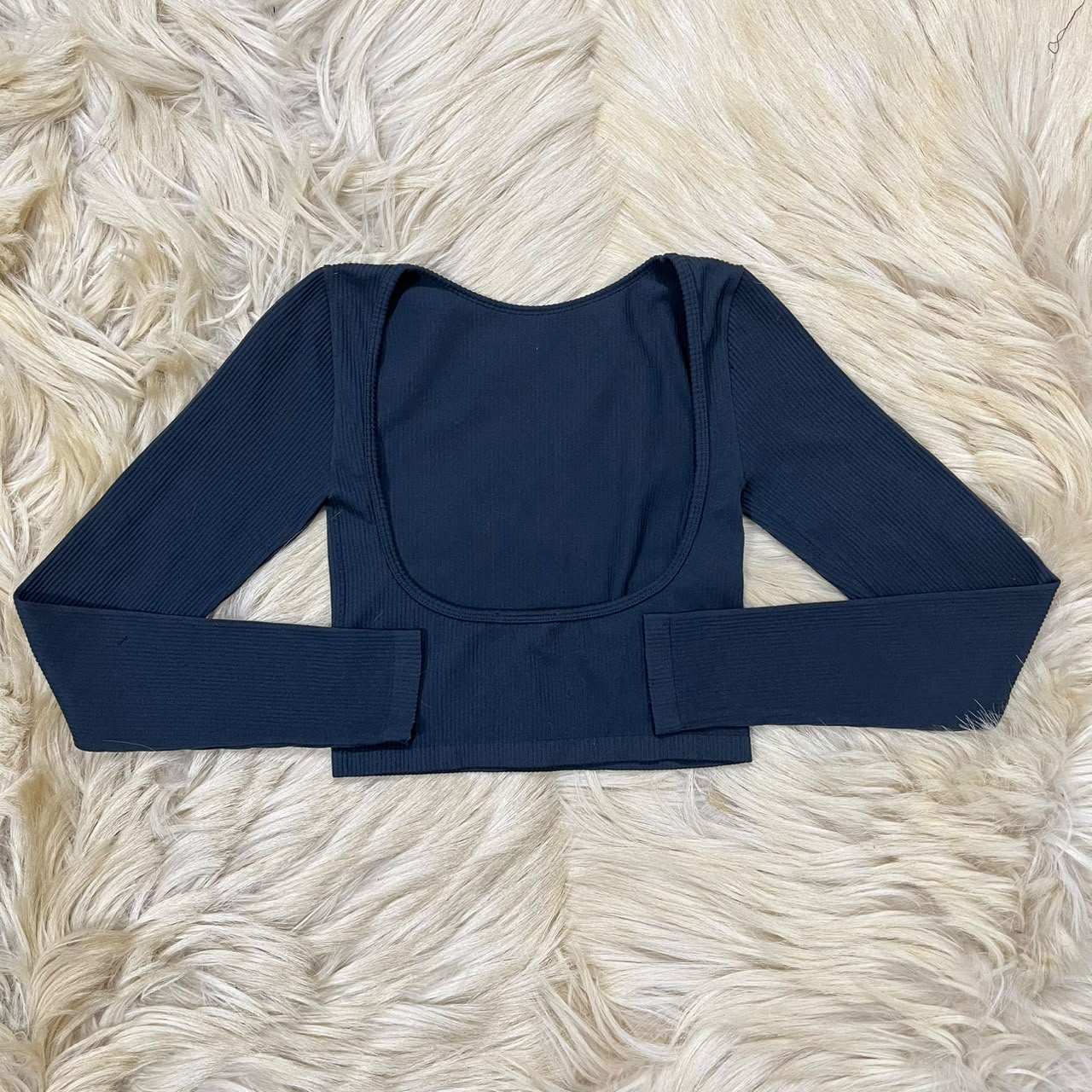 Black Scoop Neck Top