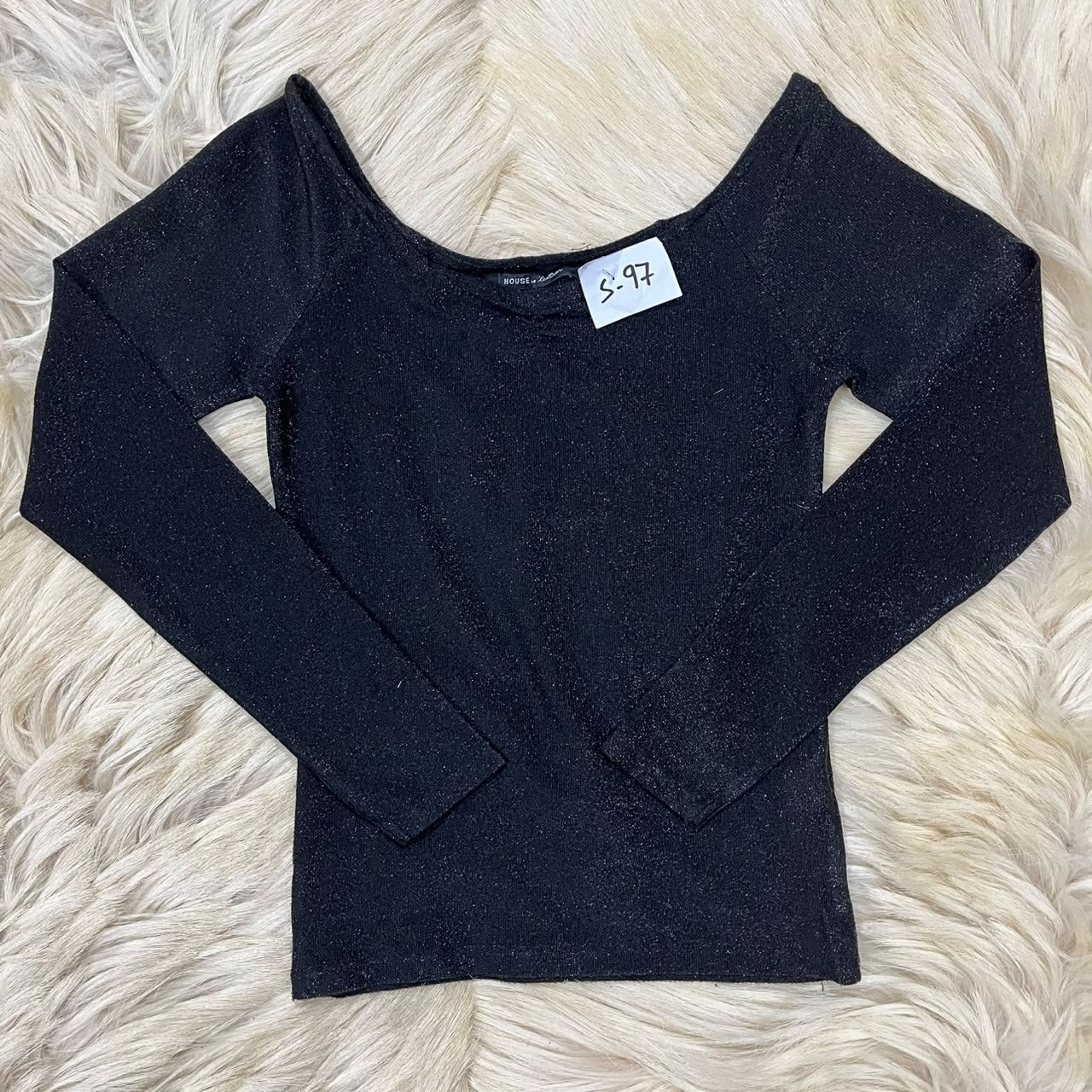 Glitter Black Top