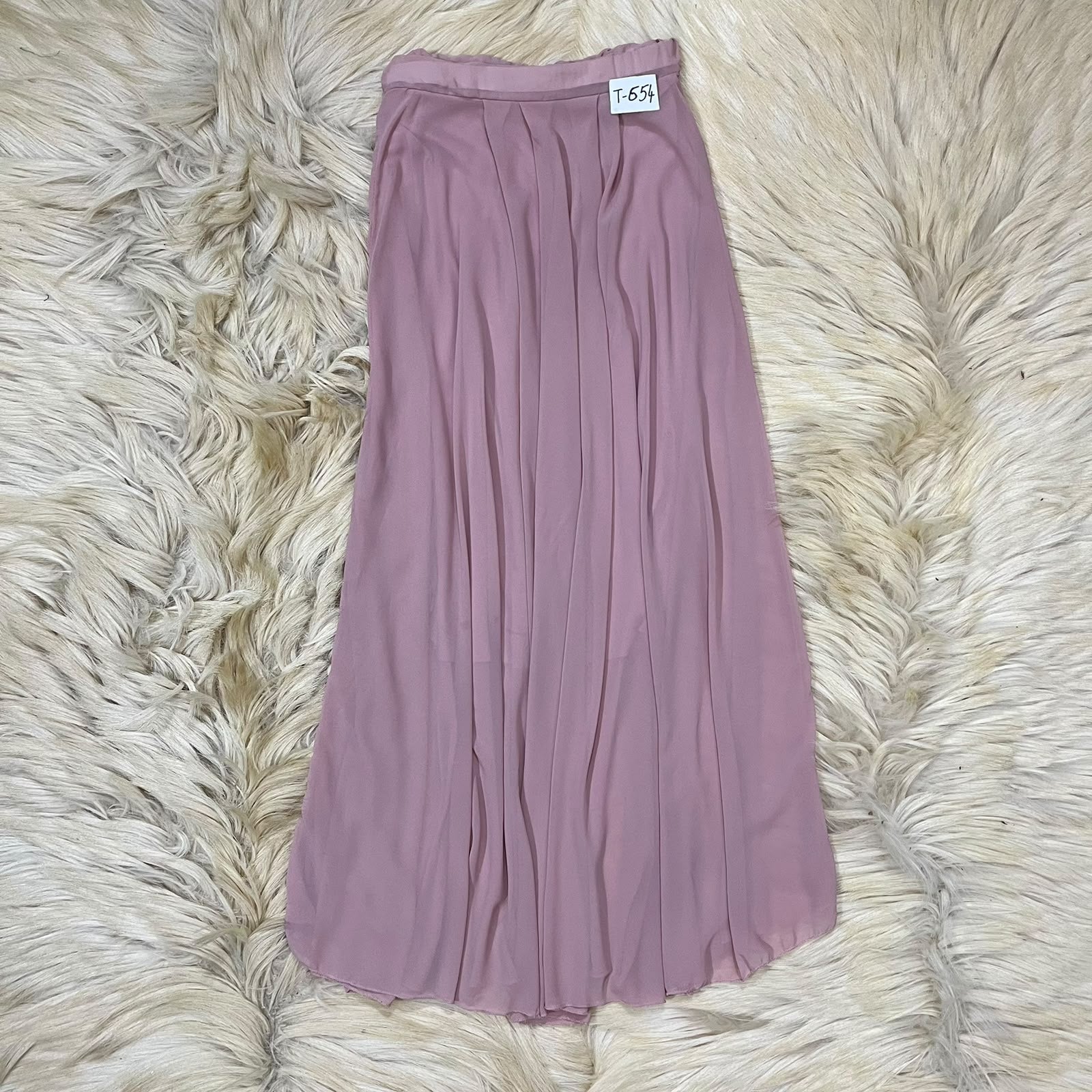 Pastel Pink Long Skirt