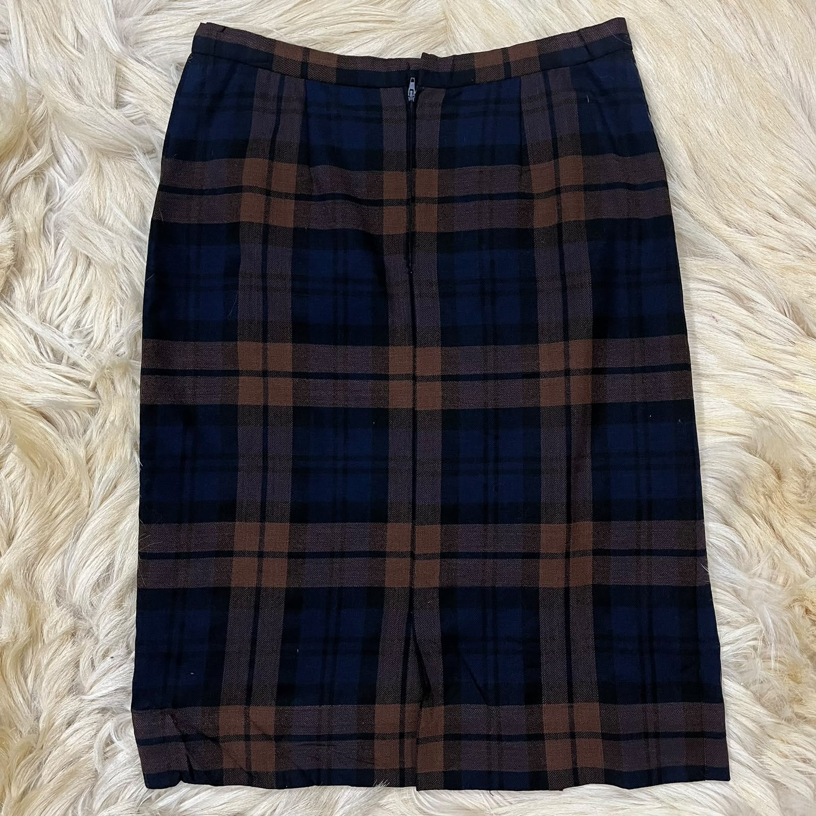 Dark Brown Midi Skirt