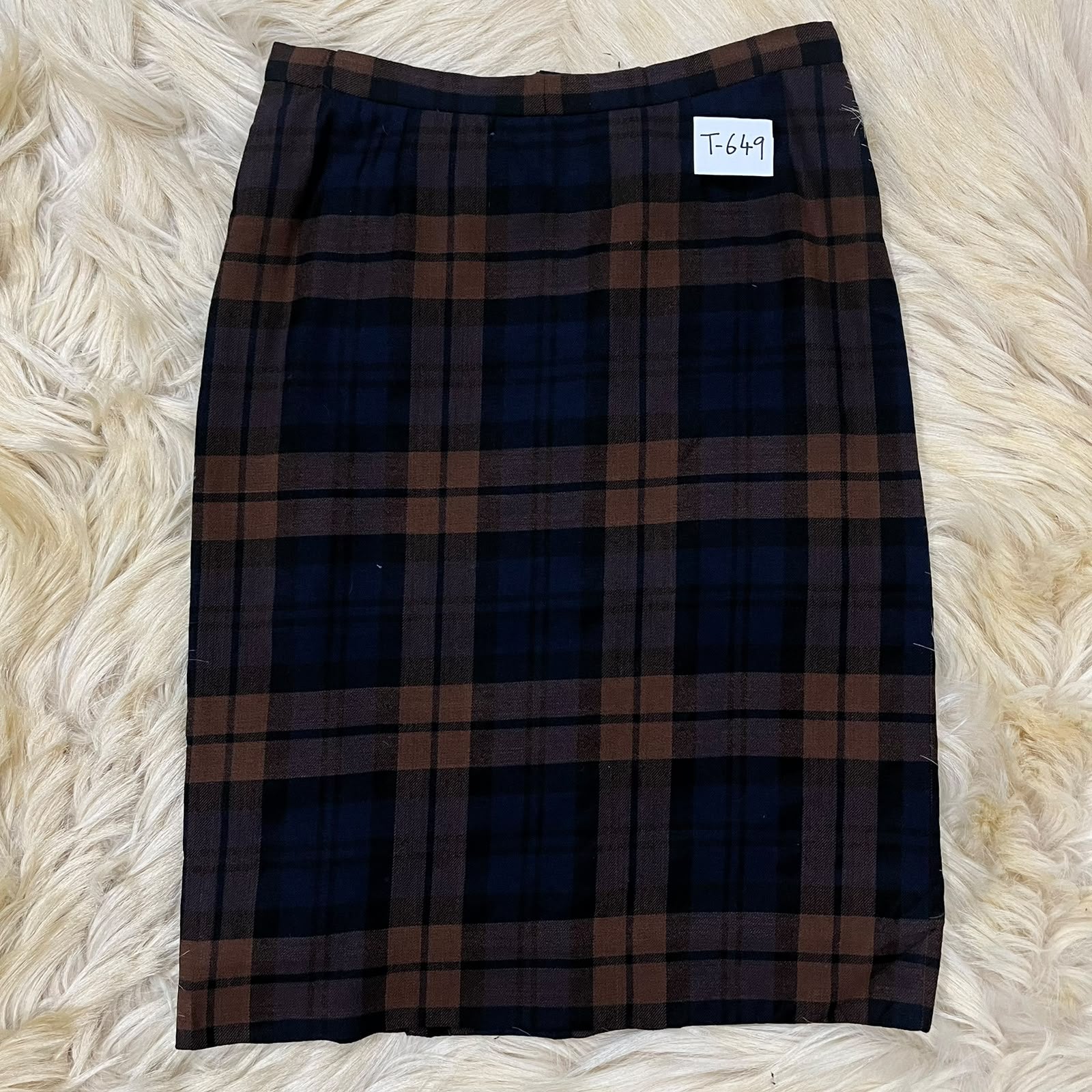 Dark Brown Midi Skirt