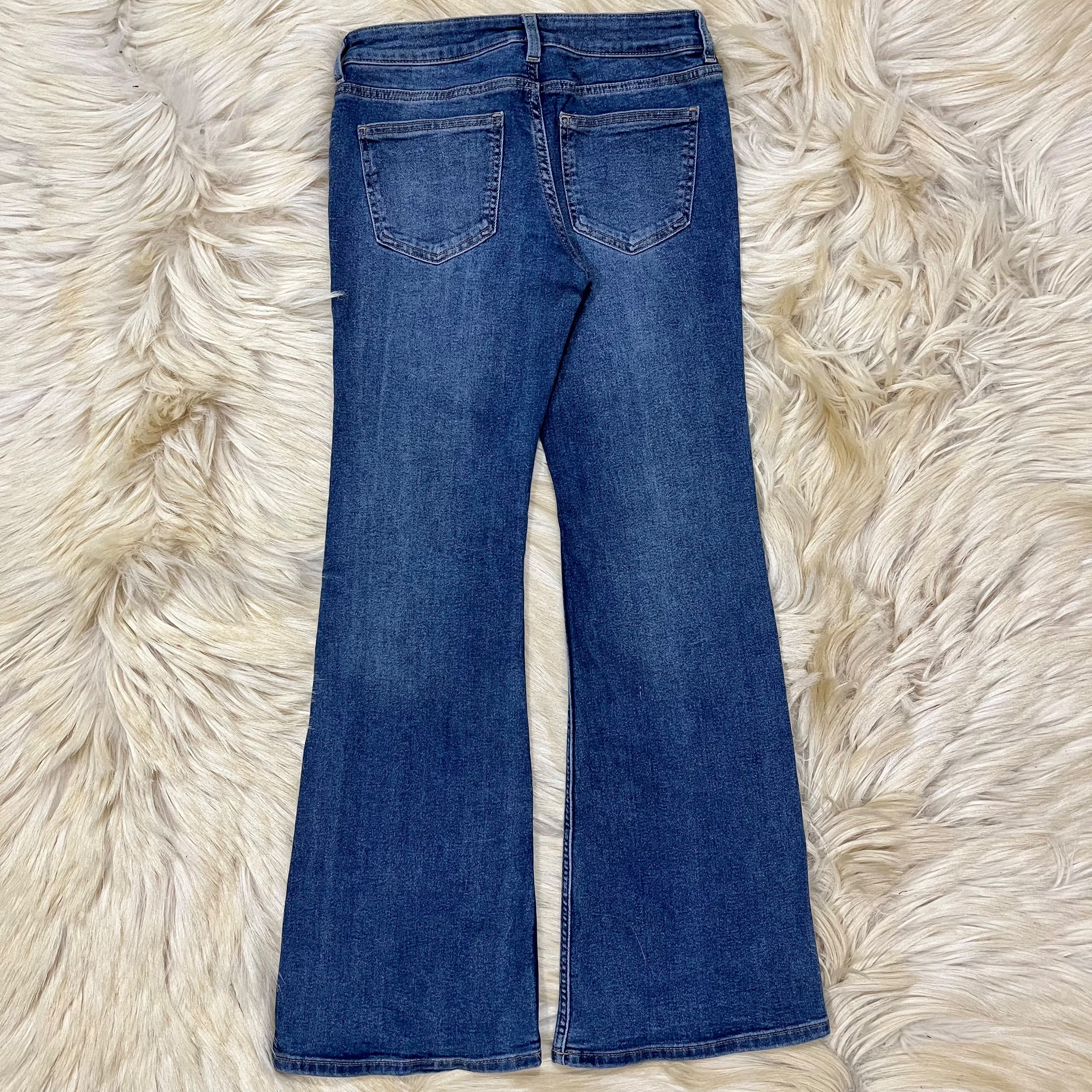 Blue Flared Jeans