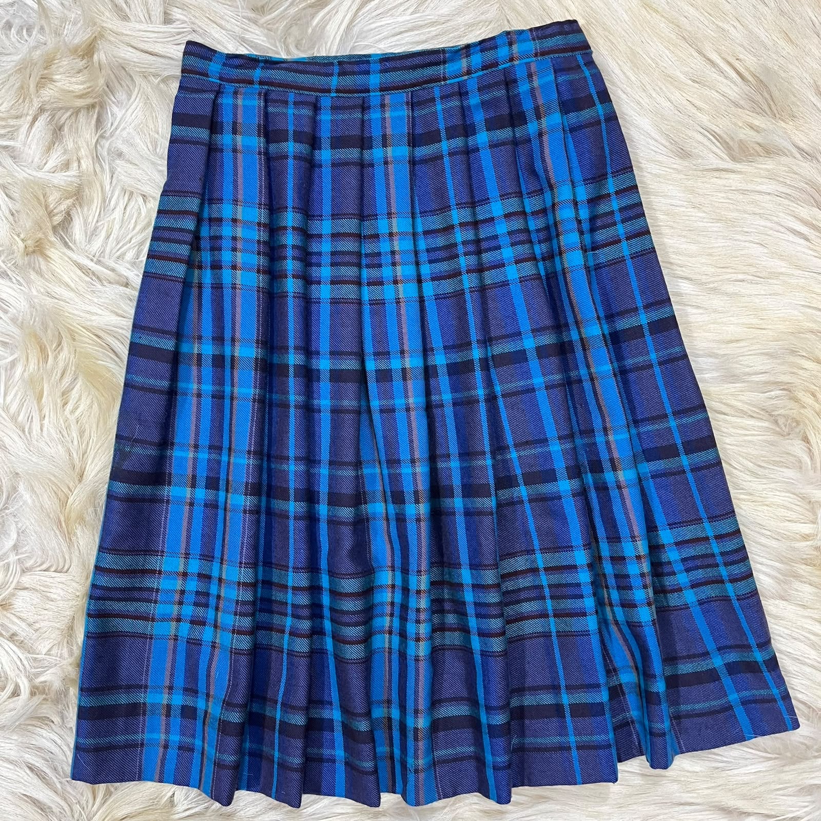 Blue Aqua Winter Skirt