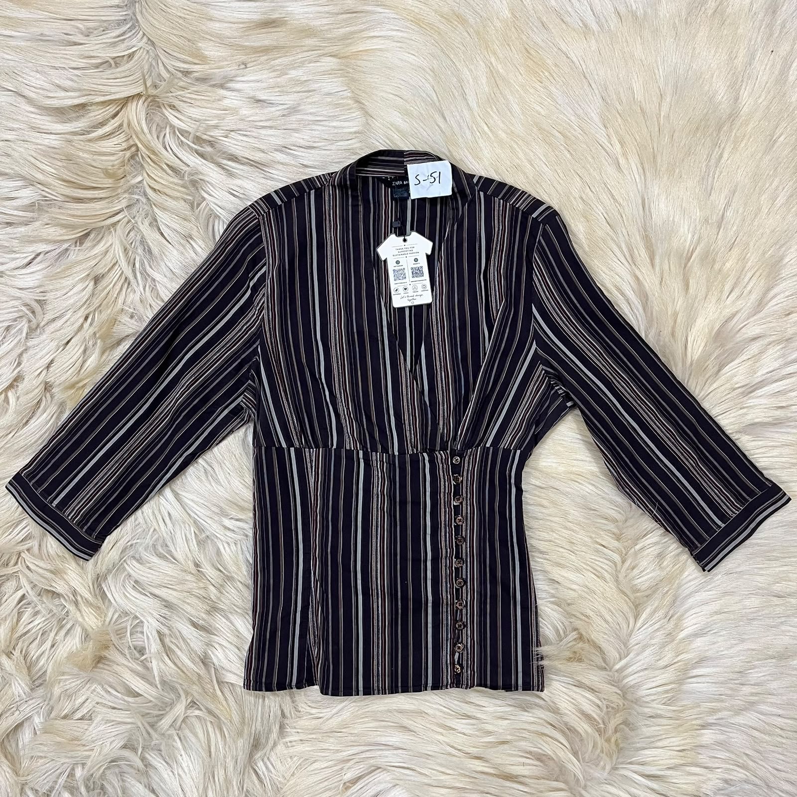 Stripes Fitted Top