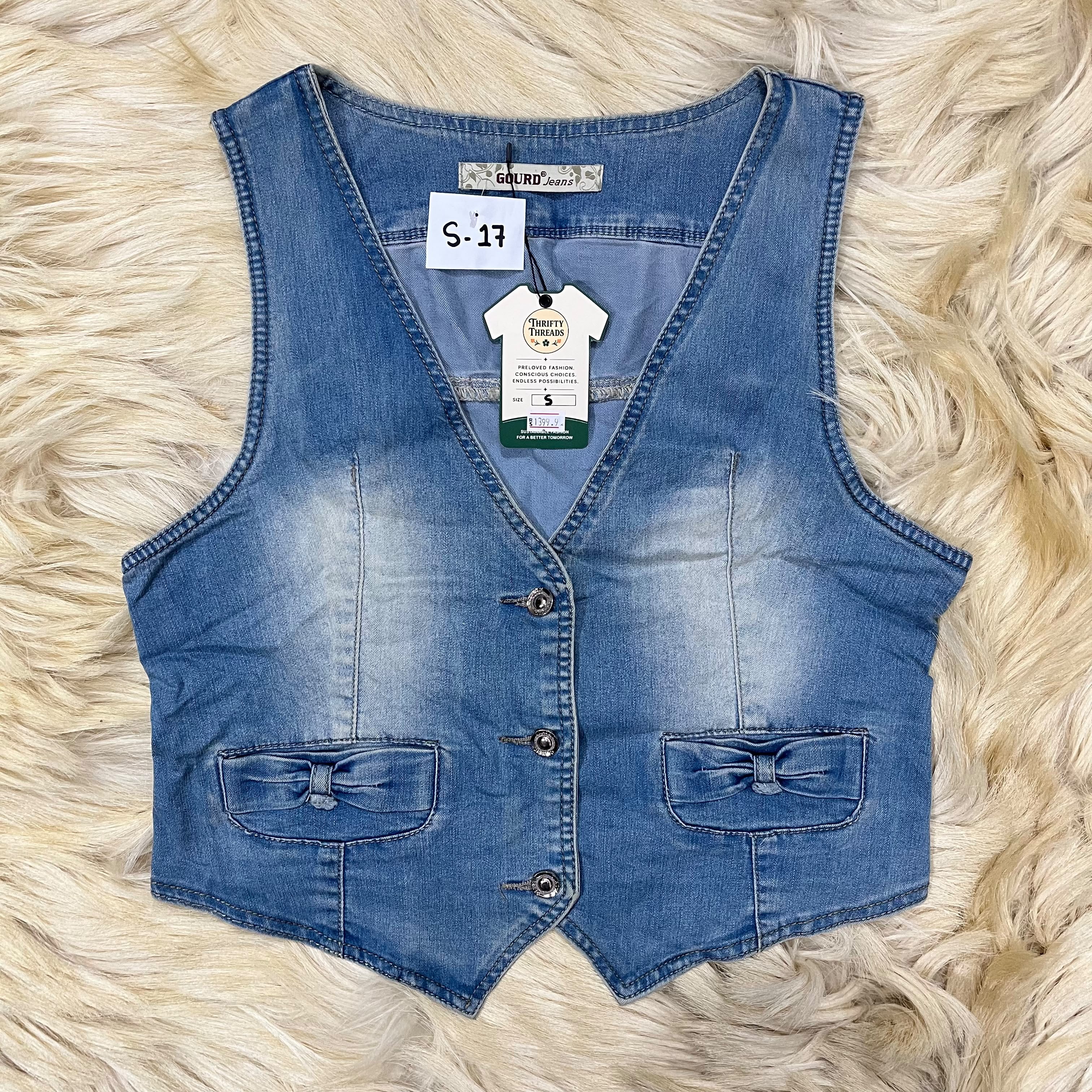 Acid Wash Waist Coat