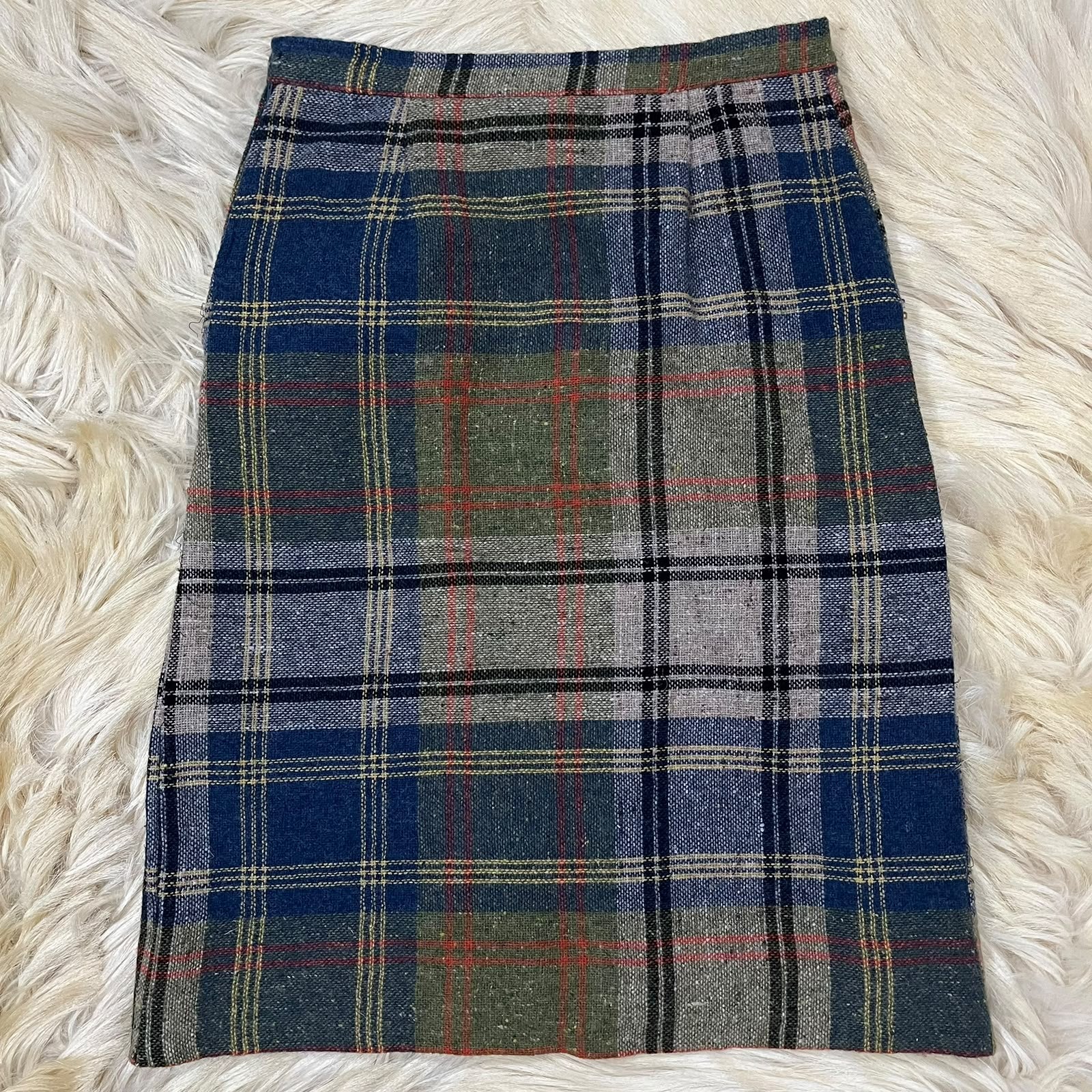 Winter Vintage Midi Skirt