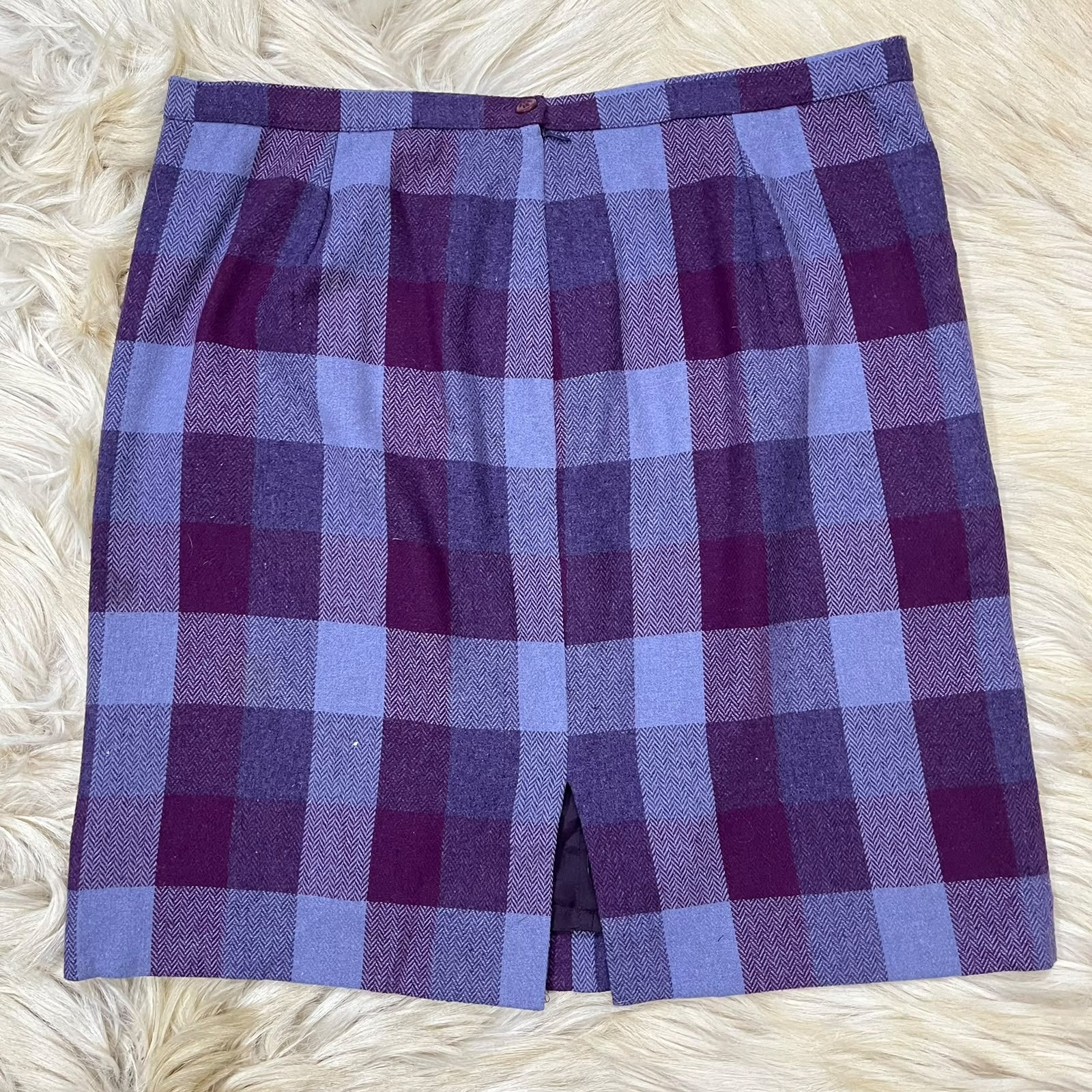 Checkered Mini Skirt