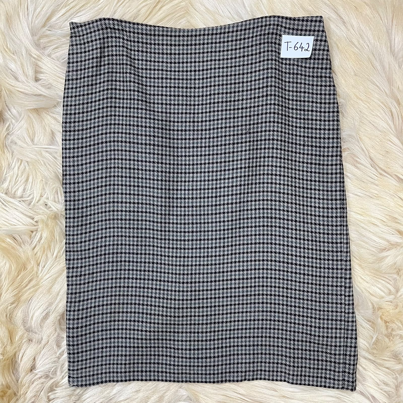 Monochromatic Checkered Skirt