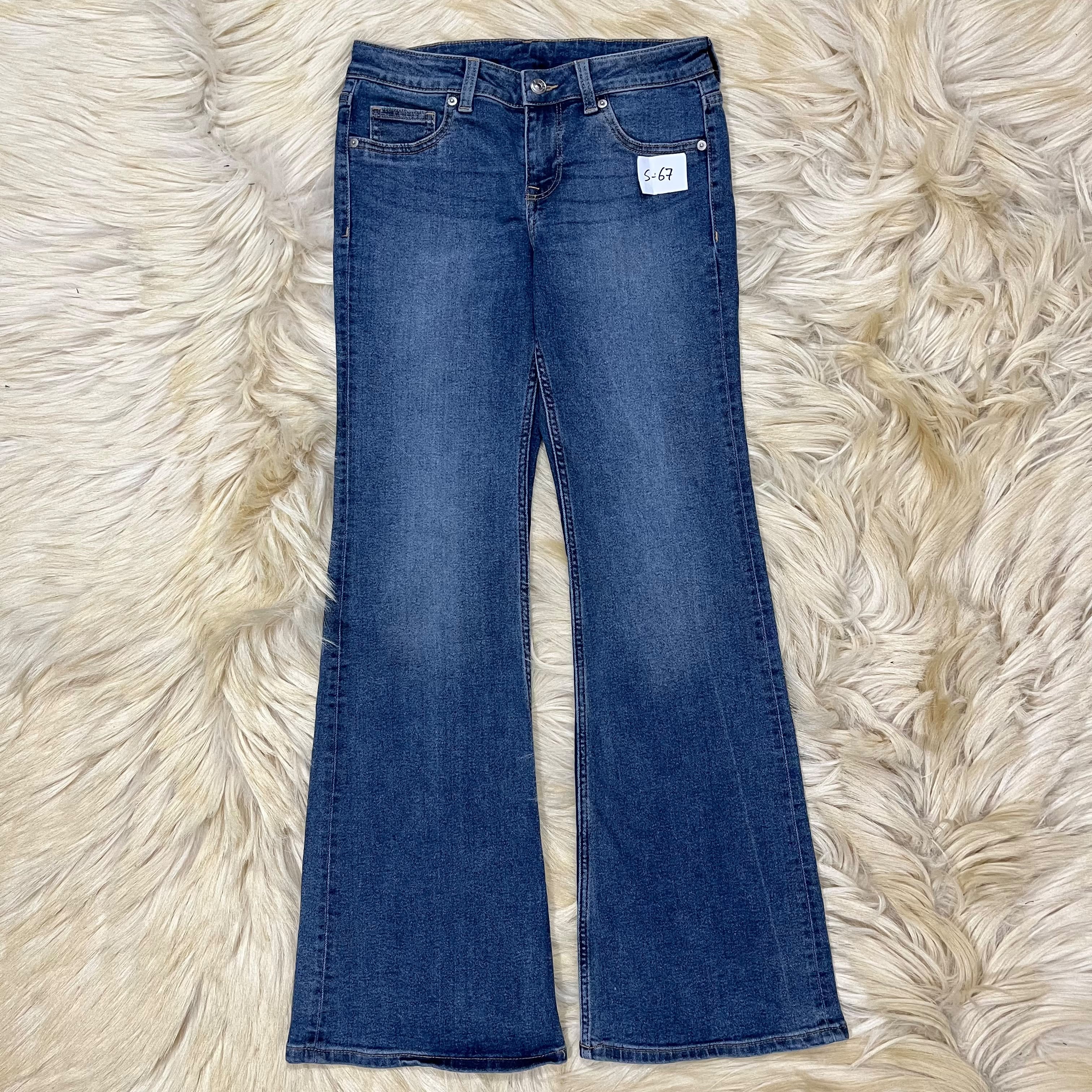 Blue Flared Jeans