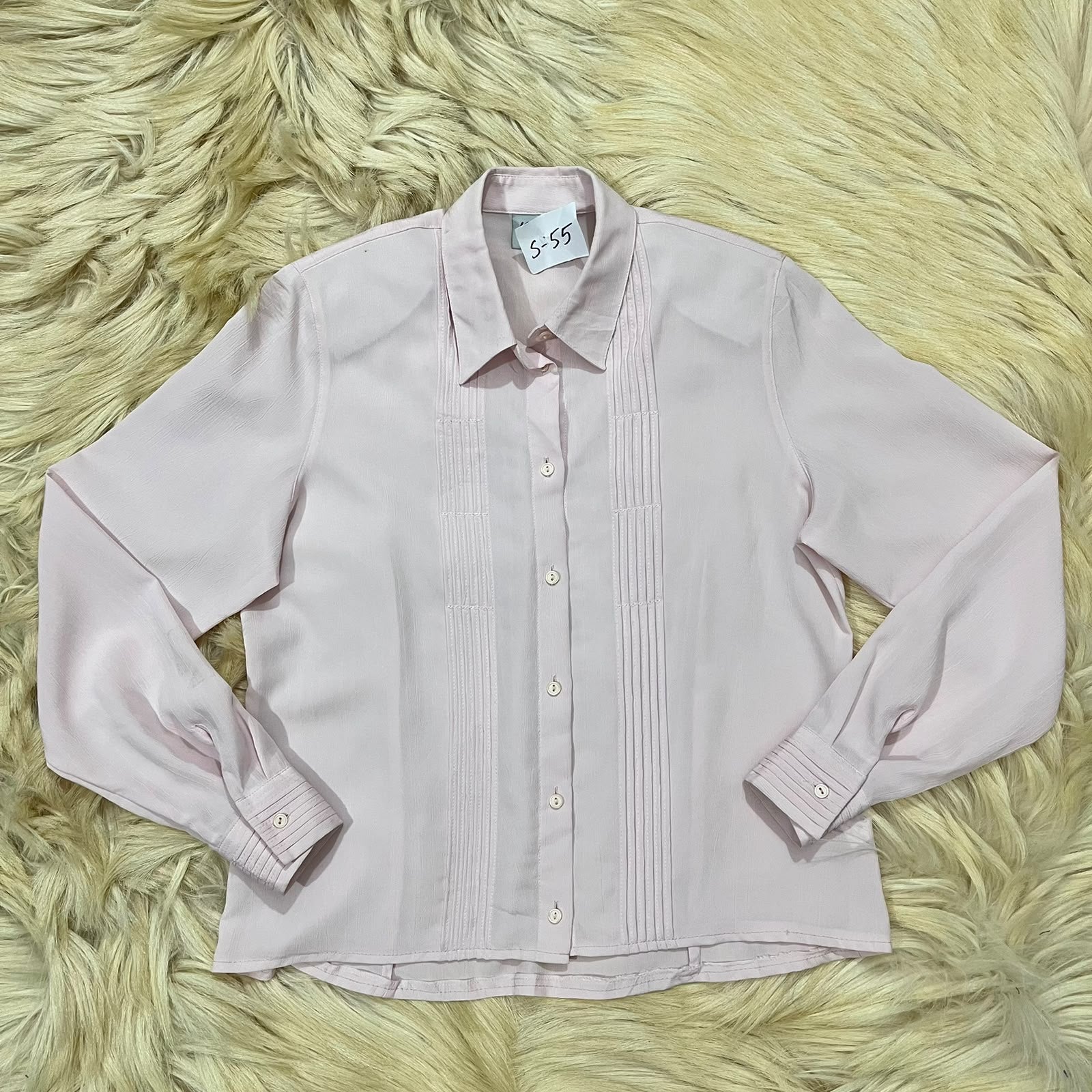 Pastel Pink Button Down Shirt
