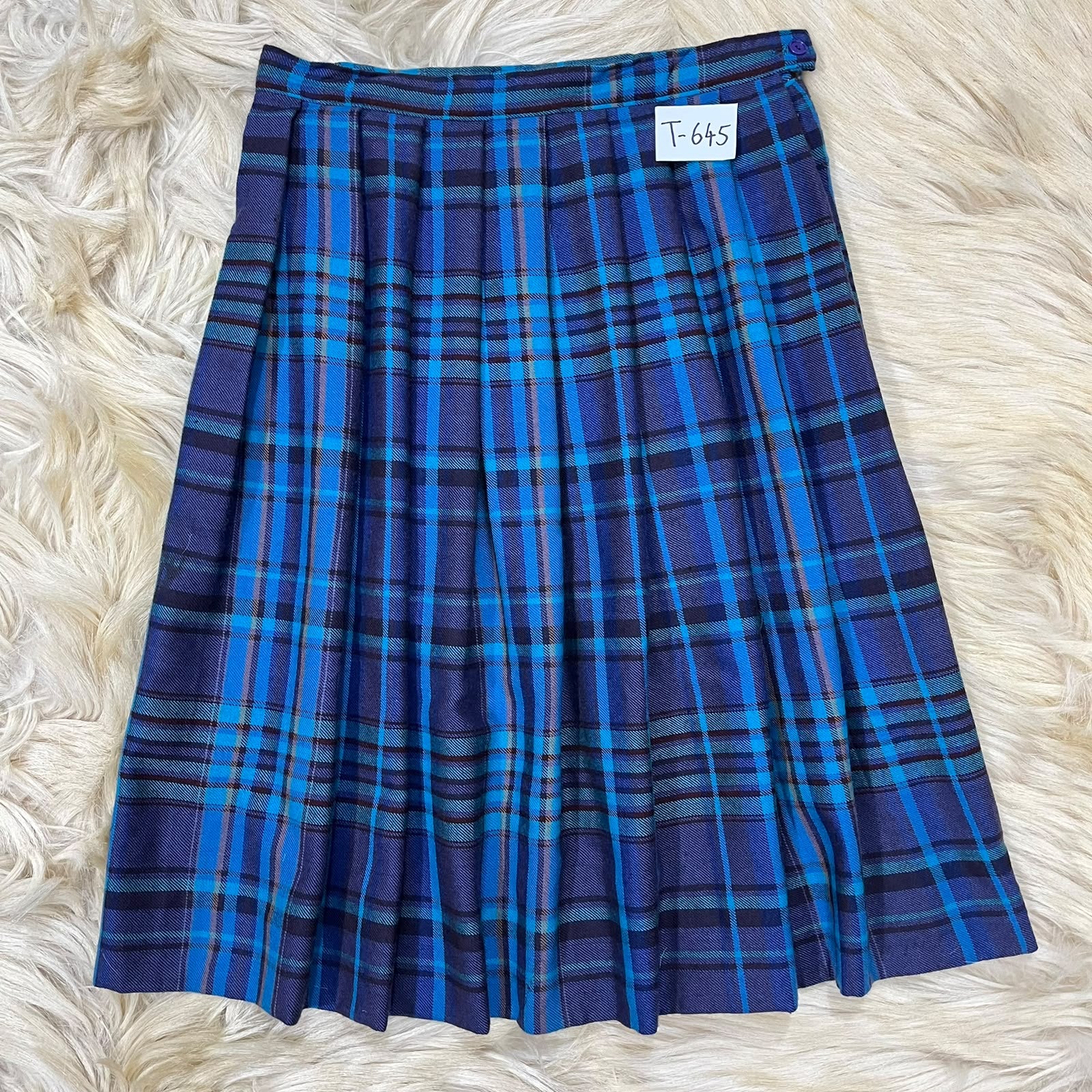 Blue Aqua Winter Skirt