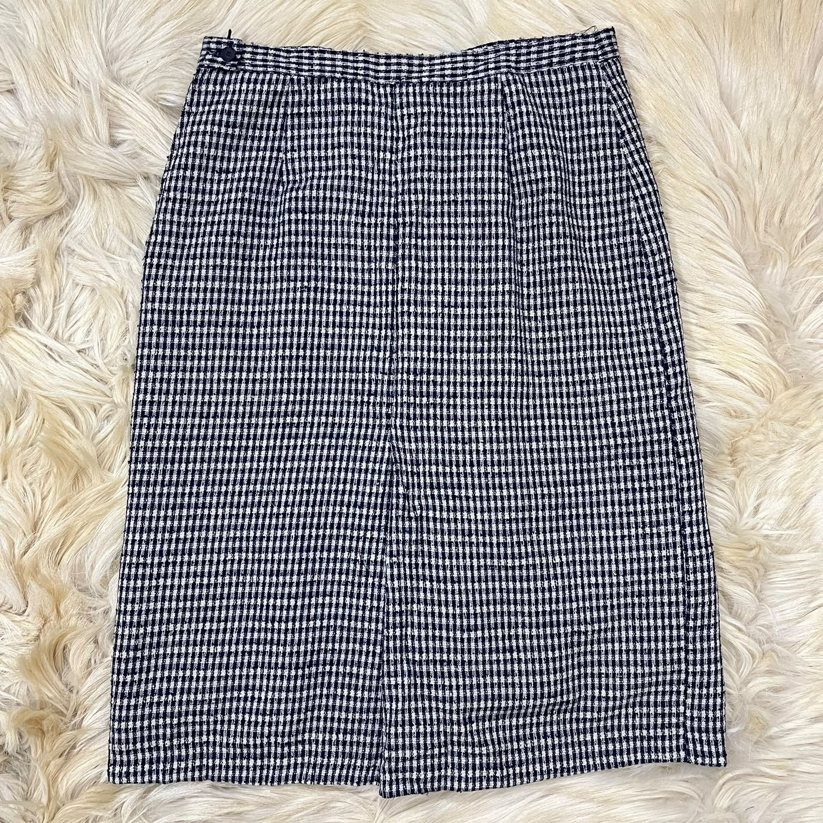 Black and White Winter Skirt