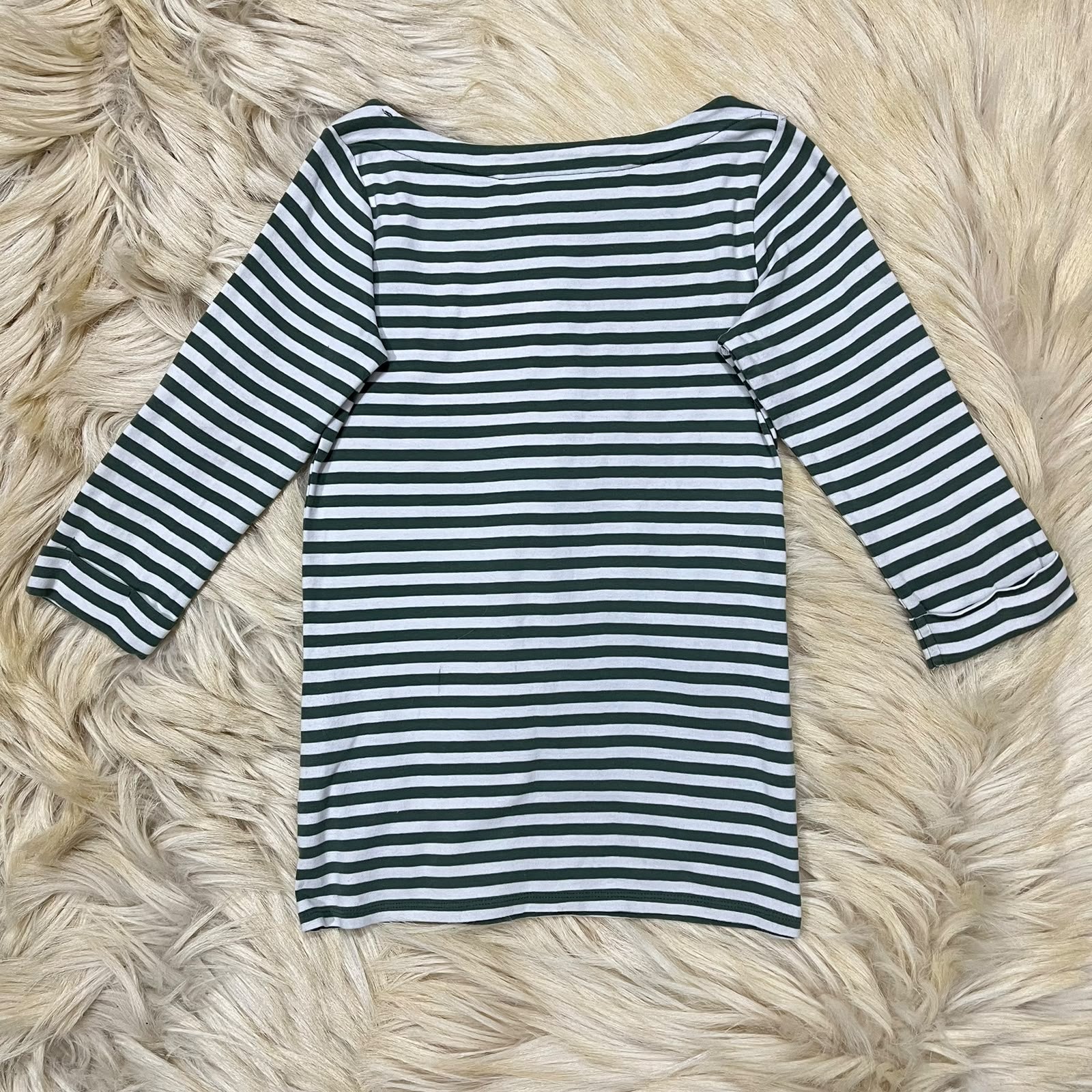 Green Stripes Top