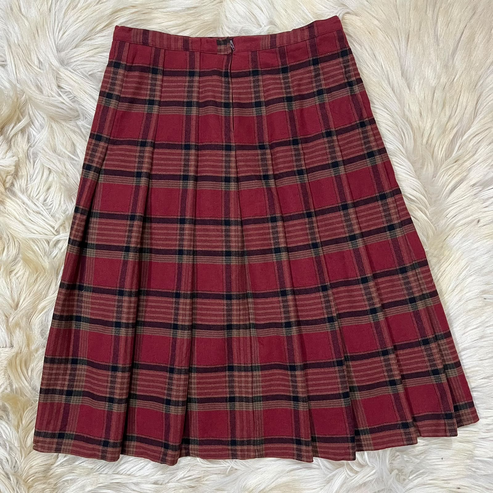 Carrot Red Winter Skirt