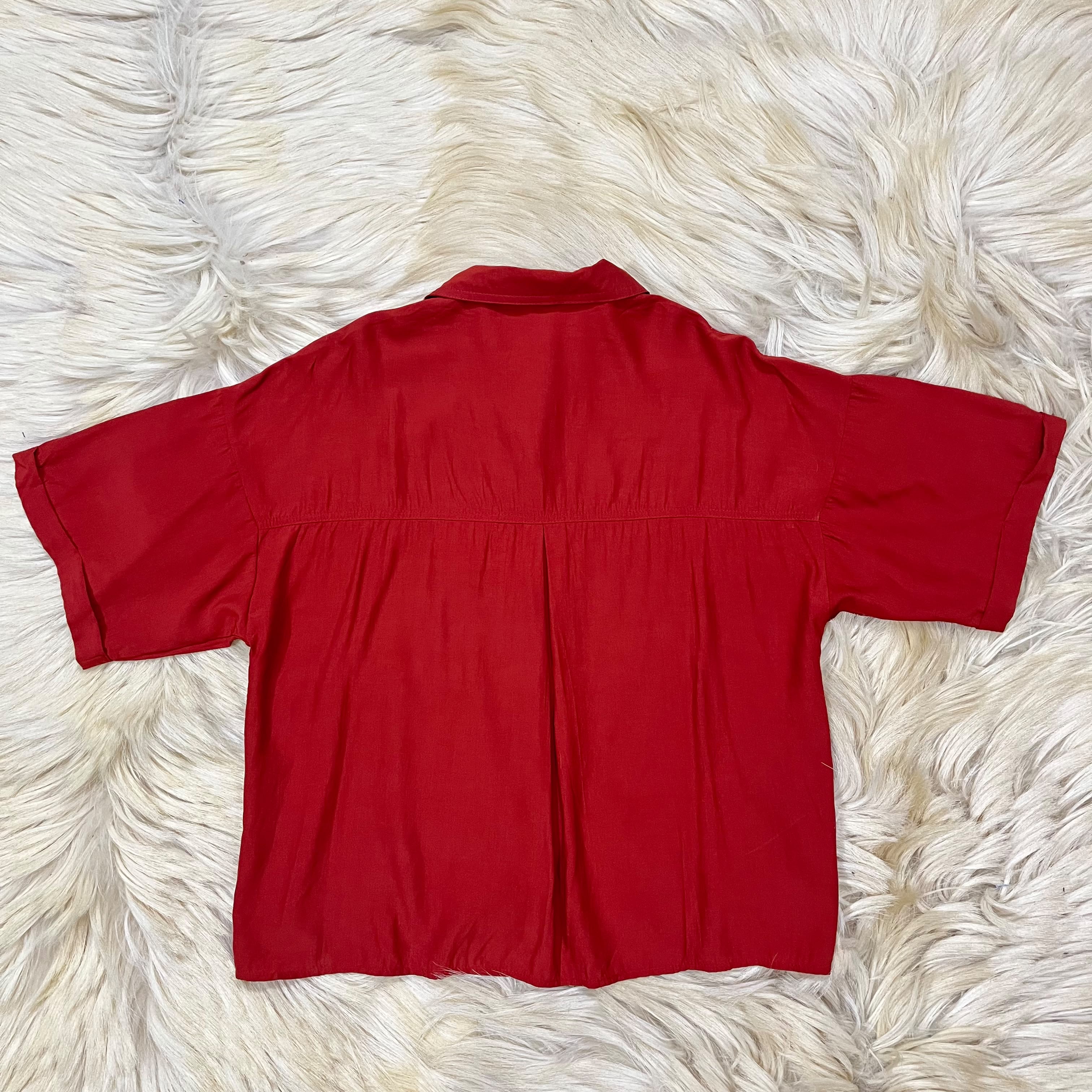 Cargo Baggy Button Down Shirt