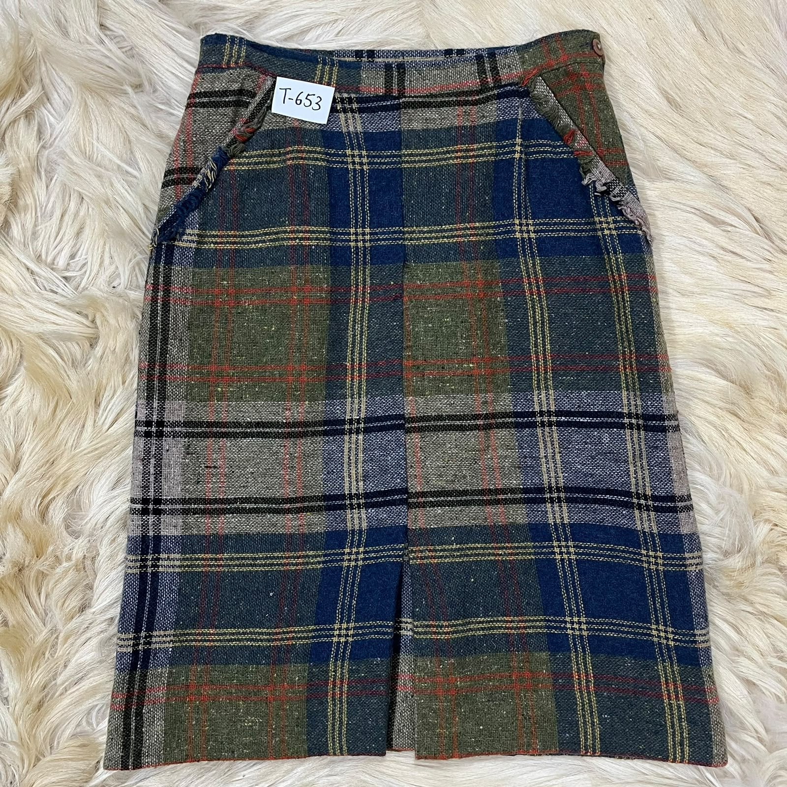 Winter Vintage Midi Skirt