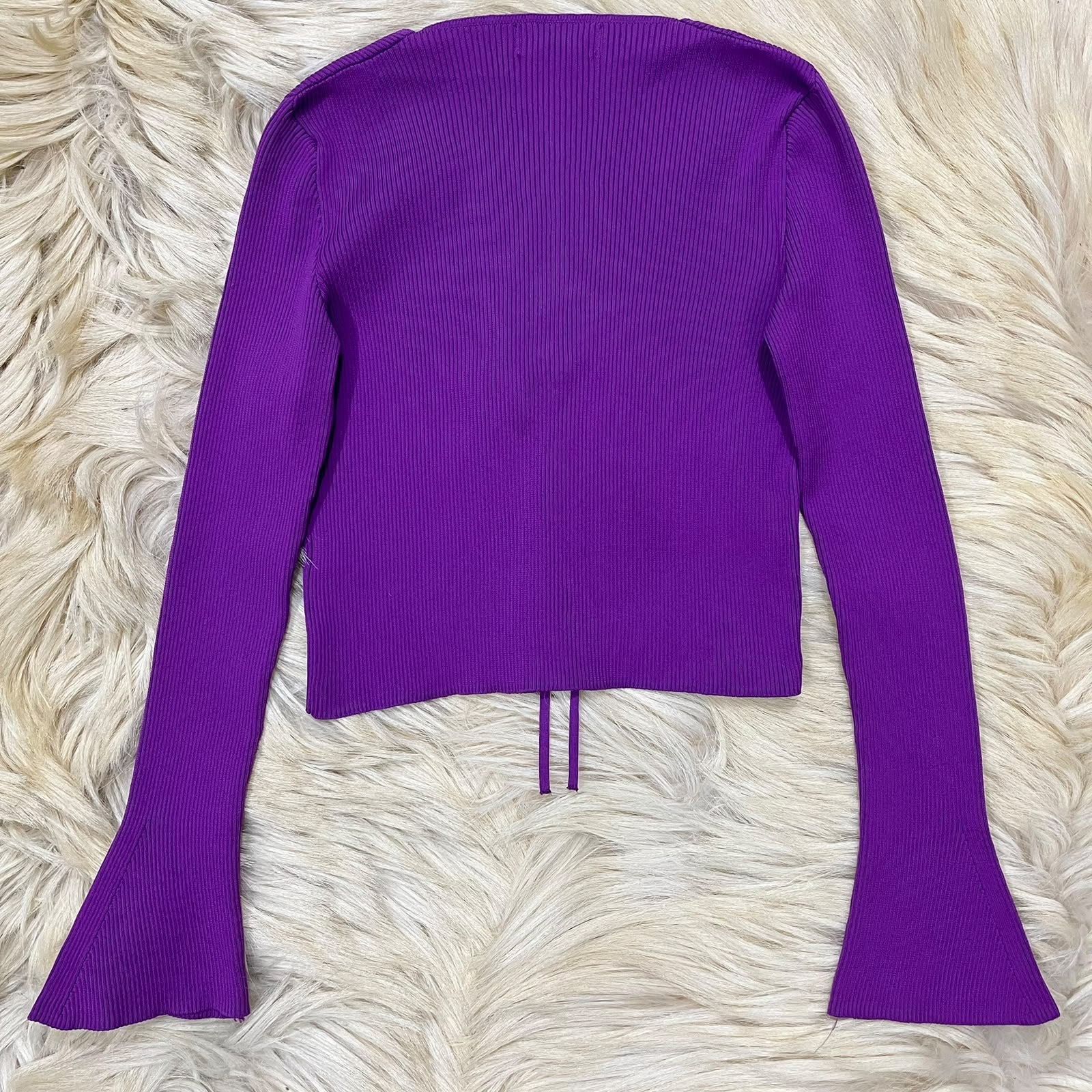 Purple Sweater Top