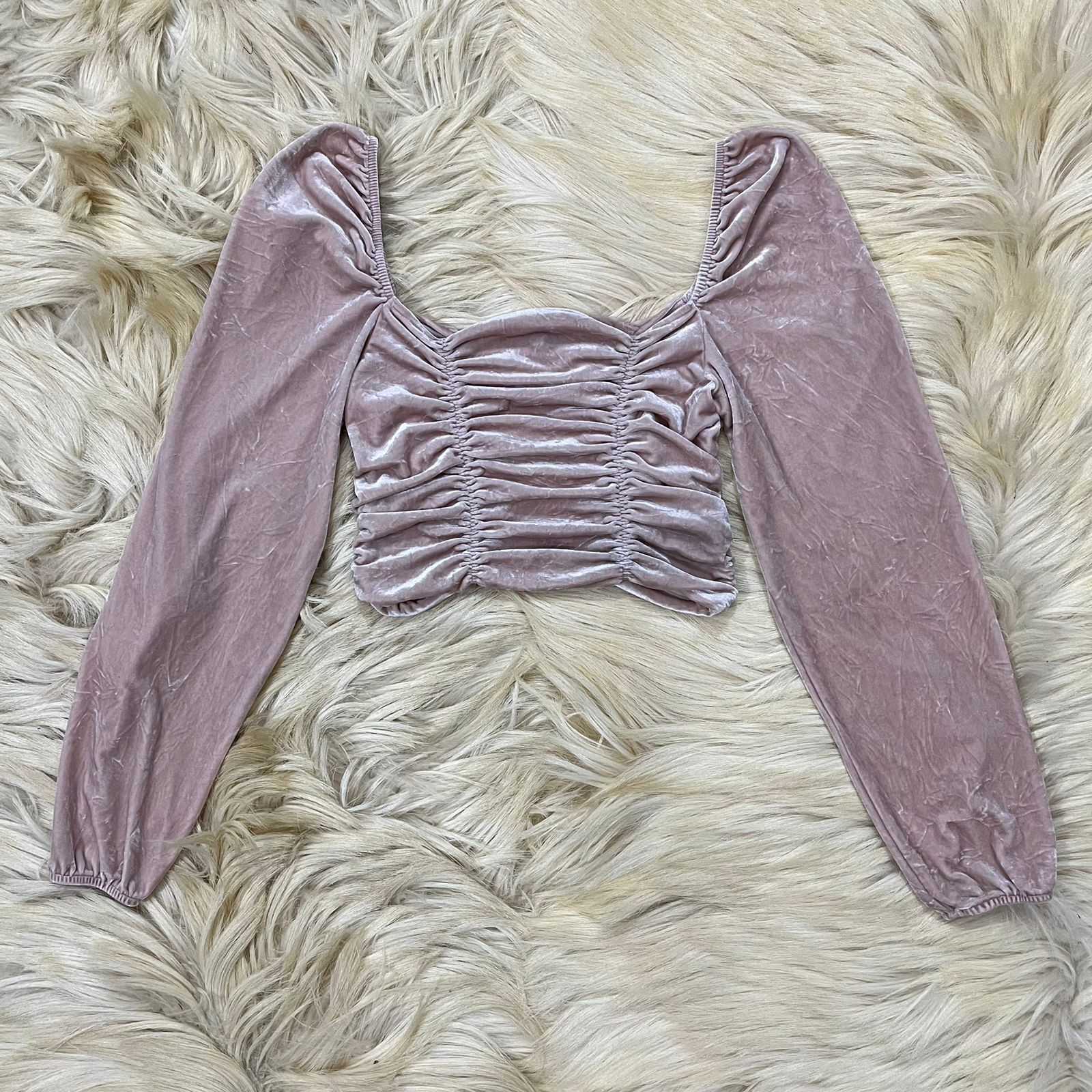 Velvet Offshoulder Top