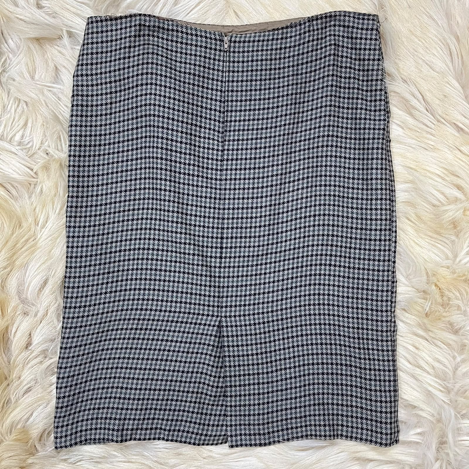 Monochromatic Checkered Skirt