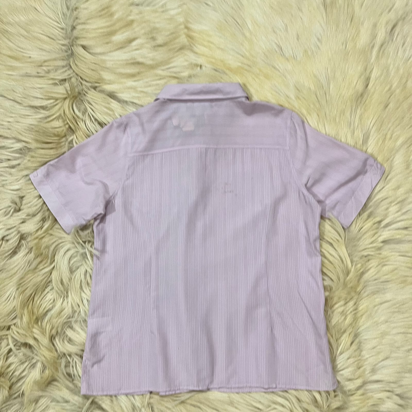 Powder Pink cargo button down